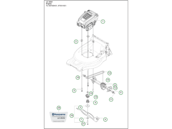 Husqvarna Motore LC 353V - PNC: 967069401, 970541601