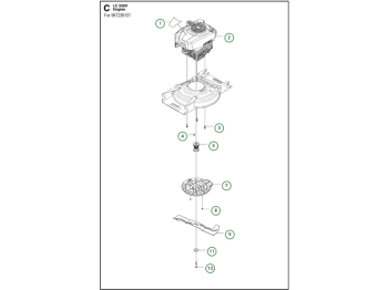 Husqvarna Motore LC 353V - PNC: 967239101