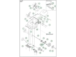 Husqvarna Plateau de coupe / Ensemble de coupe LC 253S