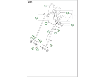 Husqvarna Poignée LC 551iV