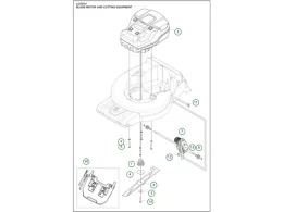 Husqvarna Moteur des lames et groupe de coupe LC 551iV