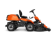 Trattorino rider Husqvarna R 214T motore bicilindrico 586cc 16Hp senza piatto di taglio