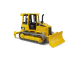 Caterpillar Bulldozer giocattolo Kramp scala 1:16 giallo metallo plastica 3+