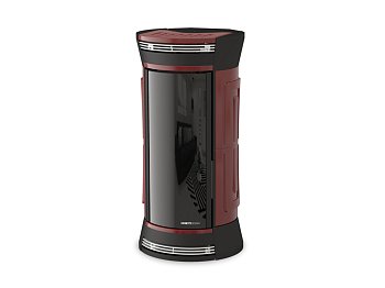 Moretti Design Stufa a Pellet Clessidra Moretti Design 14 kW: Design Verticale ed Efficienza