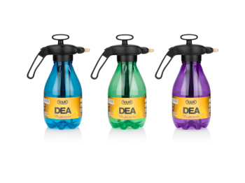 Pompa manuale Volpi DEA 2lt pressione 2 bar serbatoio PET trasparente