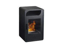 GMR Stufa a Bioetanolo GMR Fiammetta Junior Ventilata - Colore Nero