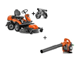 Husqvarna Trattorino Husqvarna R316TX motore Kawasaki 603cc 13Hp + piatto da 103cm