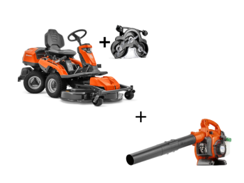 Husqvarna Trattorino Husqvarna R316TX motore Kawasaki 603cc 13Hp + piatto da 103cm