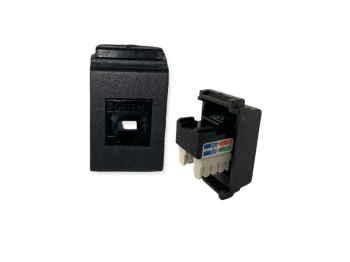 Prise téléphone grise Marlanvil 7864.8 série ARC compatible Living Classic