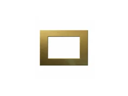 Marlanvil Plaque rectangulaire 3 modules Or satiné 7833.TG.OS Marlanvil Classic