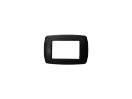 Marlanvil Placca Millennium 3 Moduli Nero Flash 7843.T.N Serie ARC Marlanvil
