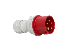 Agrifer Fiche CEE 5 Pôles 380V 32A IP44 Connexion à Vis Plastique