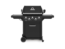 Broil King Barbecue à gaz Broil King Signet 390 Shadow 3 brûleurs + réchaud rôtissoire
