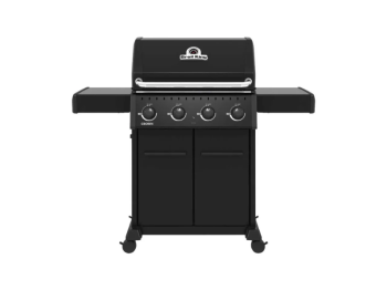 Broil King Barbecue à gaz Broil King Crown 420 Shadow 4 brûleurs grilles fonte 11,4 kW