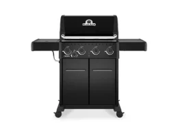 Broil King Barbecue a gas Broil King Crown 440 Shadow 4 bruciatori griglie ghisa 11,4 kW