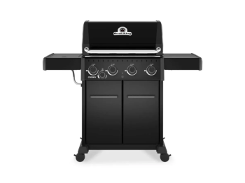 Broil King Barbecue à gaz Broil King Crown 440 Shadow 4 brûleurs grilles fonte 11,4 kW
