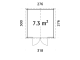 Casetta legno Rita 296x296cm spessore 28mm abete autoclave Losa Casetta legno Rita 296x296cm spessore 28mm abete autoclave Losa