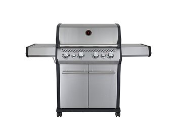 Il Bracere Barbecue a Gas Generation INX 426 - 4 Fuochi Inox con Fornello Laterale