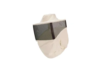 Casagrande Art.145BI Maschera bianca quadrata a cappello in rete pieghevole 100% cotone
