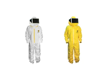 Art.234 Tuta apicoltura cotone 100% maschera quadrata staccabile S-XXXL