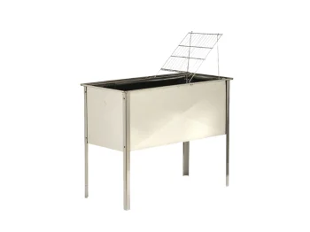 Casagrande Art.27G Banco disopercolatore inox 18/10 cm 130x48x50h con leggio