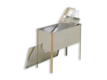 Banco disopercolatore Casagrande inox 18/10 100x45x45 cm con leggio