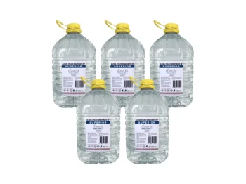 D'Auria 5 pièces Alcool éthylique dénaturé D'Auria 90° 5 L incolore
