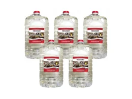 Qlima 5 Pezzi Bioetanolo Qlima Domestix 10 Lt per Stufe e Biocamini