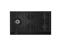 DeLonghi Piano cottura gas DeLonghi NKL 590D NCM FG 90 cm 5 bruciatori vetroceramica