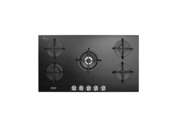 DeLonghi Piano cottura gas NSL 590 NC DeLonghi 90 cm 5 bruciatori vetroceramica