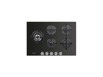 DeLonghi Piano cottura gas NSL 575D NCM DeLonghi 75 cm 5 bruciatori doppia corona