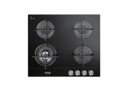 DeLonghi Piano cottura gas NSL 460 NCM DeLonghi 60 cm 4 bruciatori doppia corona