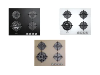 Plaque gaz DeLonghi NSL 460 60 cm 4 brûleurs double couronne