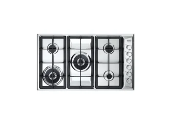 Plaque gaz DeLonghi PLI 59D GHD 90 cm 5 brûleurs Dual double couronne