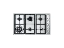 DeLonghi Piano cottura gas PLI 69 GHD DeLonghi 90 cm 6 bruciatori doppia corona