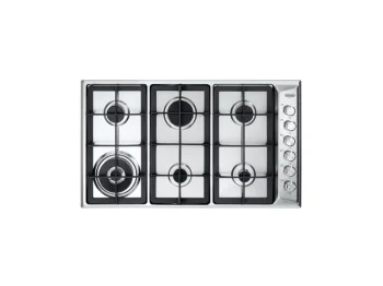 DeLonghi Plaque gaz DeLonghi PLI 69 GHD 90 cm 6 brûleurs double couronne