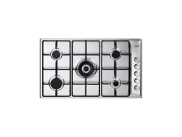 DeLonghi Piano cottura a gas DLI 59 DD DeLonghi 90 cm 5 bruciatori doppia corona
