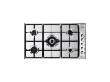 DeLonghi Piano cottura a gas DLI 59 DD DeLonghi 90 cm 5 bruciatori doppia corona