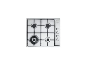 Piano cottura a gas DLI 46 ASDV DeLonghi 60 cm 4 bruciatori doppia corona