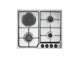 DeLonghi Piano cottura misto FFI 36 ER DeLonghi 60 cm 4 bruciatori 2 piastre