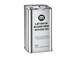 Minox Lattina Inox 18/10 Minox 5 Lt per Olio Alimentare