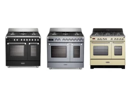 DeLonghi Cuisinière gaz DeLonghi BS 965T 90 cm 5 feux 2 fours électriques