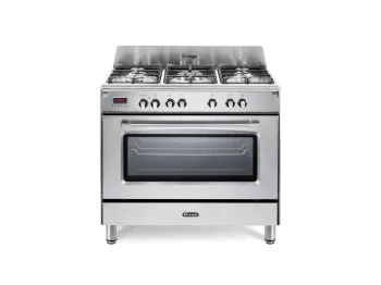 DeLonghi Cucina a gas DeLonghi BS 965 MXX 90 cm inox 5 fuochi forno elettrico