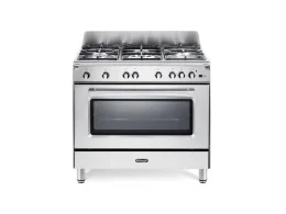DeLonghi Cuisinière à gaz DeLonghi BS 965 GXX inox 90 cm four gaz ventilé