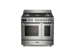 DeLonghi Cuisinière à gaz DeLonghi PRO 965T MXX inox 90 cm avec double four électrique